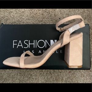 BRAND NEW FASHION NOVA HEELS